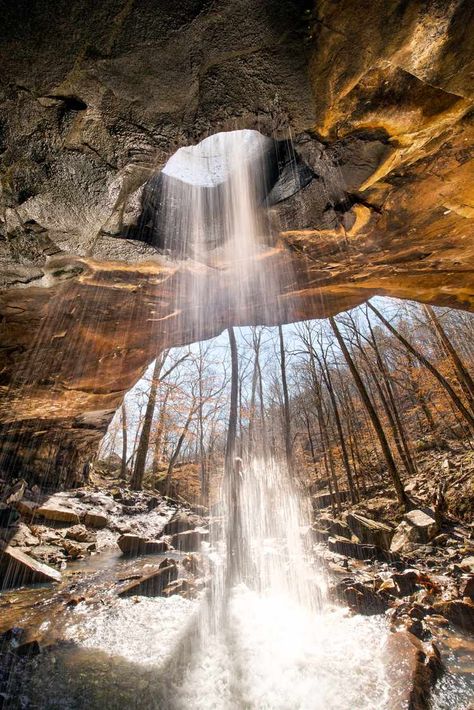 17 Waterfalls In Arkansas Devils Den State Park Arkansas, Ponca Arkansas, Mountain Home Arkansas, Mountain View Arkansas, Bella Vista Arkansas, Arkansas Waterfalls, Arkansas Vacations, Arkansas Road Trip, Hot Springs Arkansas