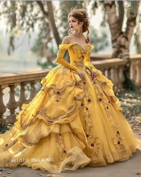 Disney Princess Dresses Real, Belle Yellow Dress, 80s Prom Dress Costume, Belle Inspired Dress, Belles Dress, Belle Dress Disney, Beauty And The Beast Dress, Princess Belle Dress, Belle Gown