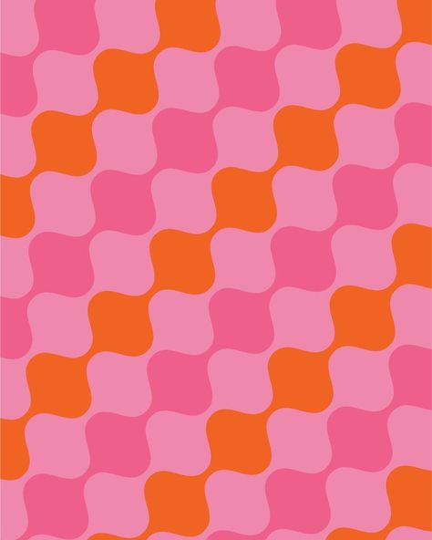 Fun Patterns Background, Fun Patterns To Paint, 2000s Patterns, Groovy Background, Adobe Illustrator Pattern, Groovy Pattern, 60s Vibes, Pattern Aesthetic, Vibrant Background