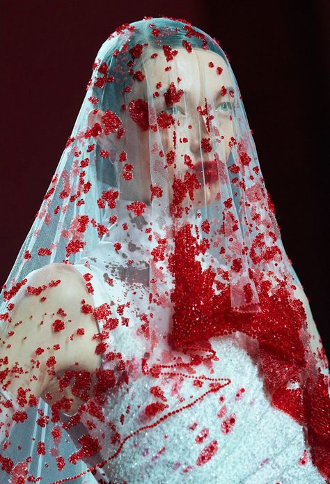 Blood Wedding Dress, Vampire Wedding Dress, Flesh Fashion, Xmas Photoshoot Ideas, Vampire Concept, Robert Wun, Victorian Era Dresses, Vampire Bride, Mini Movie