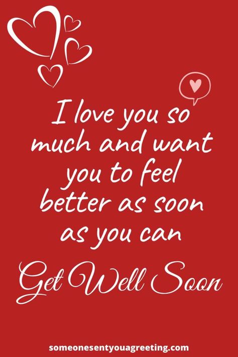 Wish your boyfriend a speedy recovery and to feel better soon with these get wishes and messages for boyfriends | #getwell #getwellsoon #boyfriend Feel Well Soon Quotes, Sick Boyfriend Quotes, Good Night Feel Better Soon, Feel Better Soon Boyfriend, Get Feeling Better Soon, Hope You Feel Better My Love, Get Well Soon My Love Quotes For Him, Good Night Get Well Soon, Get Well Soon I Love You