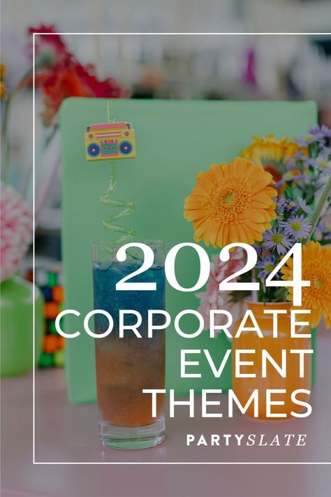 90s corporate event theme party Corporate Event Activities Ideas, Construction Theme Corporate Event, Tech Party Theme, Business Theme Party, Corporate Annual Dinner Theme, Professional Development Day Themes, Tech Themed Party, Themes For Corporate Events, Brand Experience Event