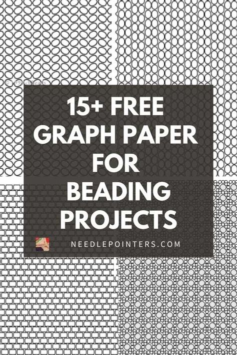 FREE Printable graph paper is useful for creating bead project patterns. Paper for cylinder beads, herringbone stitch, loom, seed bead, right angle weave. Free Printable Graph Paper, Seed Bead Patterns Free, Printable Graph Paper, Seed Bead Bracelet Patterns, Graph Paper Designs, Native Beading Patterns, Bead Loom Designs, Beaded Earrings Tutorials, Beaded Beads