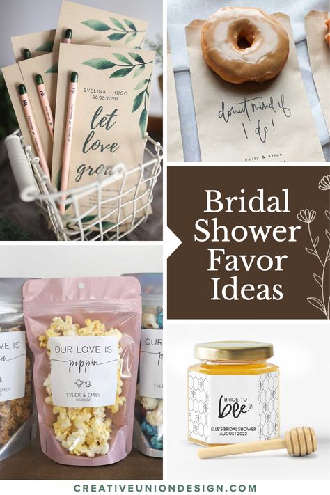 Brunch Bridal Shower Favors Gifts, Brunch Shower Favors, Lip Balm Party Favors Gift Ideas, Bridal Shower Ideas Gifts Favor Bags, Cute Bridal Shower Gifts For Guests, Candy Bridal Shower Favors, Donut Bridal Shower Favors, Body Scrub Favors, Bridal Shower Favours Ideas