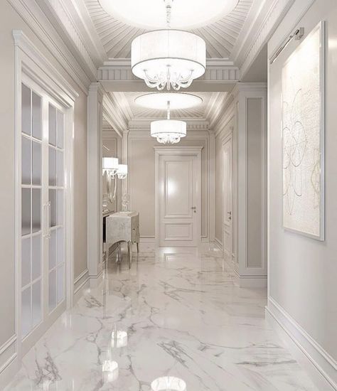 Пол на 1 этаже Marble Flooring Design, Hallway Designs, Marble Flooring, 아파트 인테리어, Hall Decor, Entry Door, Marble Floor, Home Room Design, Floor Design