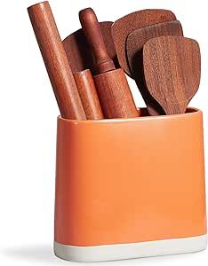 Organize Utensil Drawer, Farmhouse Utensil Holder, Cooking Utensil Organization, Cork Mat, Wooden Utensils Set, Utensil Organizer, Ceramic Utensil Holder, Kitchen Utensil Organization, Utensil Caddy