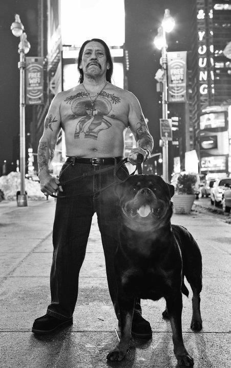 DT #new #tattoos #york #trejo #dany Pet Anime, Estilo Cholo, Danny Trejo, Cholo Style, Rottweiler Dog, Chicano Art, Tough Guy, Beast Mode, Famous Faces