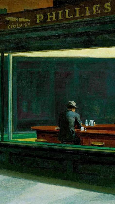 Famous Prints, Edward Hopper Paintings, Hopper Art, Arte Jazz, معرض فني, Illustration Kunst, Arte Peculiar, Jazz Art, Edward Hopper