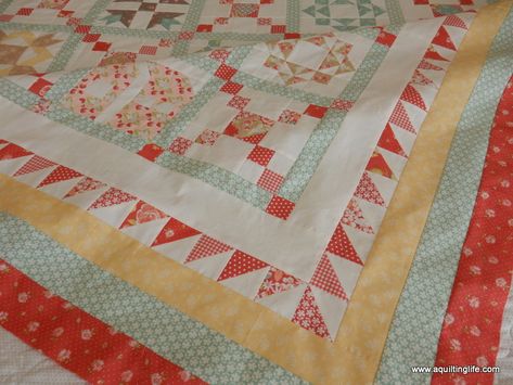 Double Border Quilt, Multiple Quilt Borders, Quilt Trim Ideas, Quilts With Sashing And Borders, Adding Borders To Quilts, What Size Should Quilt Borders Be, Quilts With Multiple Borders, Fancy Quilt Borders, Quilt Border Designs