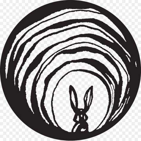 Simple B&W Rabbit Hole Sketch White Rabbit Tattoo, Hole Drawing, Alice In Wonderland Rabbit, Rabbit Tattoos, The Rabbit Hole, Rabbit Art, Alice In Wonderland Party, New Museum, Children's Literature