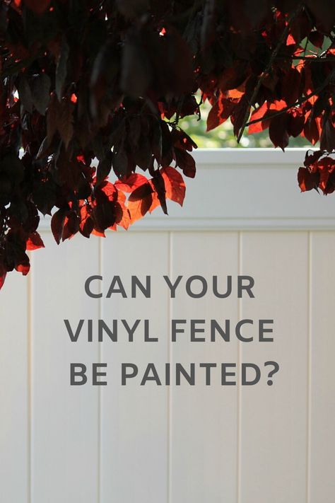 Painting Vinyl Fence, Painted Vinyl Fence, Vinyl Fence Decorating Ideas, Vinyl Fence Landscaping, Vinyl Fence Colors, Fence Paint Colours, Kilz Primer, Vinyl Fences, White Vinyl Fence