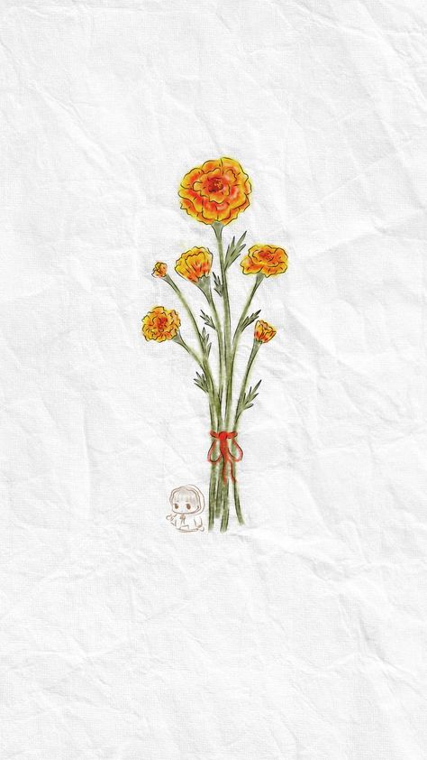 #marigold #flower #marigoldflower #lockscreen #aesthetic #aestheticlockscreen #flowerlockscreen #marigoldlockscreen Flowers Lockscreen Aesthetic, Marigold Wallpaper Iphone Wallpapers, Marigolds Aesthetic, Marigold Aesthetic Wallpaper, Flower Lockscreen Aesthetic, Marigold Flower Aesthetic, Marigold Flower Drawing, Marigold Aesthetic, Marigold Background