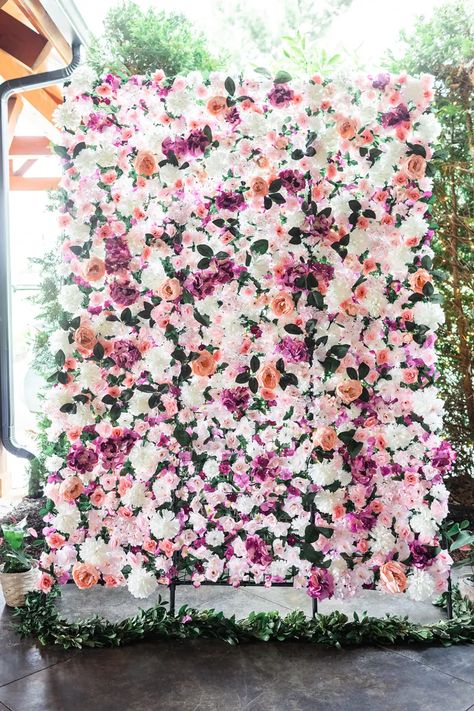 DIY Flower Wall: Create a Breathtaking Photo Backdrop for Your Wedding - Zamos Family Diaries How To Make A Flower Backdrop, Flower Wall How To, How To Create A Flower Wall Backdrop, Dyi Flower Wall, Photo Backdrops For Weddings, Wildflower Photo Backdrop, Diy Floral Wall Backdrop, Diy Flower Backdrop Floral Wall, Diy Flower Wall Backdrop How To Make