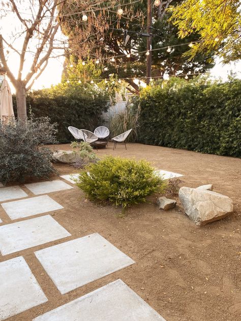 our backyard redo– the plan – almost makes perfect Granite Patio Ideas, Mexican Patios, Paver Landscaping, Desert Backyard Ideas, Podocarpus Hedge, Airbnb Backyard, Backyard Adu, Granite Patio, Desert Landscaping Backyard