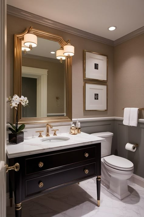 Chic powder room