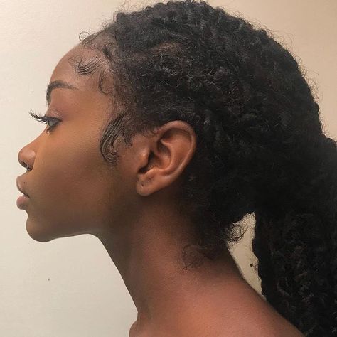 Side Profiles, Side Portrait, Face Profile, Face Reference, Side Profile, 인물 사진, Black Girls Hairstyles, Natural Curls, Brown Skin