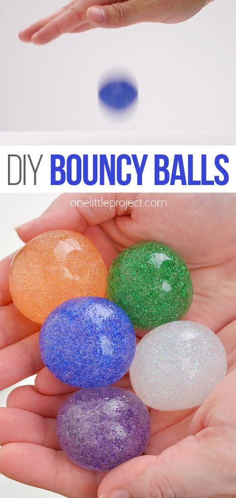 Make A Bouncy Ball, Diy Bouncy Balls, Diy Science Experiments, Science Experiments For Preschoolers, Science Crafts, Bouncy Ball, Bouncy Balls, Science Projects For Kids, Project For Kids