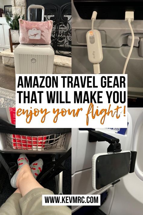 Here are the best Amazon gadgets to make you feel like your flying business class! amazon travel essentials | airplane travel essentials long flights | carry on bag airplane travel essentials | essential travel items carry on bag | airplane travel essentials list | essential things to carry in bag Travel Essentials Flying, Carry On Must Haves, Airplane Trip Essentials, Overseas Flight Essentials, Must Have Travel Accessories For Women, Long Flight Travel Essentials, Packing List For Flying, International Travel Essentials List, Flying Necessities