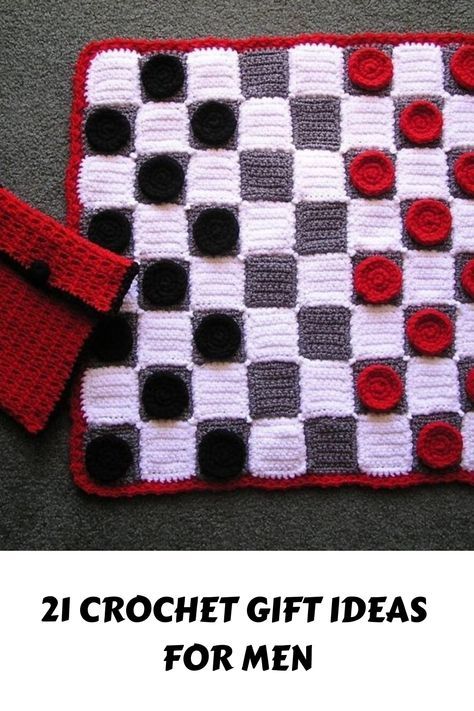 If you’re looking for a last-minute gift or just a fun crochet project these crochet gift ideas for men with free patterns are exactly what you need! Crochet Gift Ideas For Men, Crochet Gift Patterns Free, Crochet For Men, Small Crochet Gifts, Quick Crochet Gifts, Crochet Game, Crochet Project Ideas, Crochet Men, Men Crochet