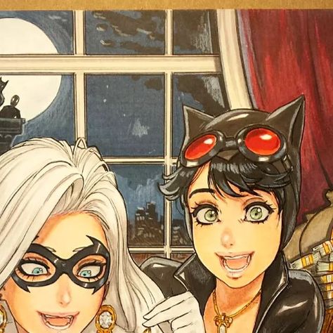 Cat Women Fanart, Black Cat Marvel Fanart, Omardogan Art, Catwoman Fanart, Omar Dogan, Catwoman Batman, Batman Girl, Catwoman Comic, Black Cat Marvel