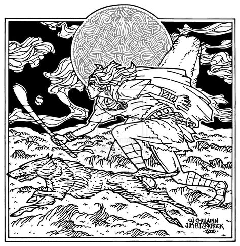 Cu Chulainn. Celtic Irish Fantasy art. by jimfitzpatrick.deviantart.com on @deviantART Highland Games Scotland, Jim Fitzpatrick, Celtic Women, Cu Chulainn, Irish Mythology, Spanish Armada, Pagan Gods, Ireland And Scotland, Legends And Myths