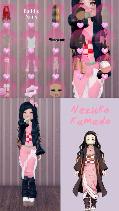 Slayer Dress, Harajuku Dress, Fancy Dress Code, You Are My Moon, Aesthetic Roblox Royale High Outfits, Theme Dress, Combo Dress, Anime Dress, Themed Outfits