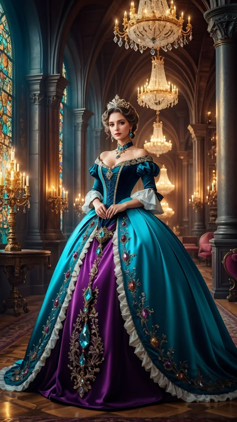 Emil Rizea - Playground Princess Outfits Royal, Royalty Costume, 1700 Dresses, Ballroom Outfit, Smooth Ballroom Dress, Cinderella Gown, Dress References, Matric Dress, Royalty Aesthetic