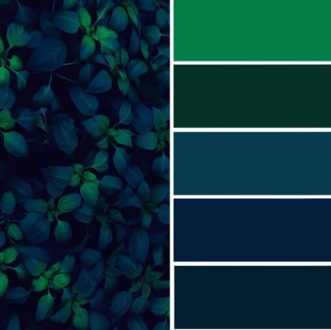 Deep Teal Green Color Palette, Emerald And Sapphire Color Palette, Viridian Bedroom, Viridian Color Palette, Dark And Neon Color Palette, Royal Blue And Emerald Green Living Room, Teal Blue Green Color Palette, Dark Green And Blue Color Palette, Navy Teal Green Color Palette