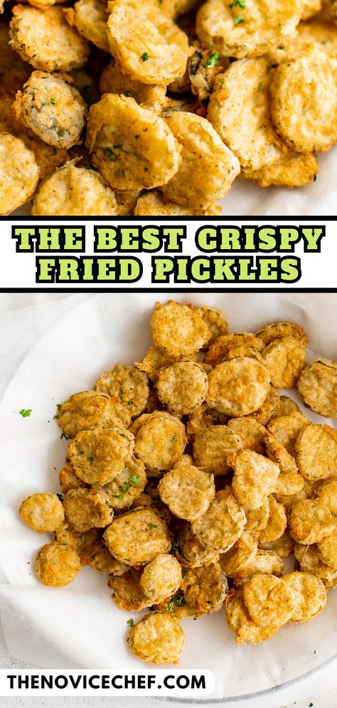 Best Fried Pickles Recipe, Easy Deep Fried Pickles, Deep Fried Pickles Recipe, Best Fried Pickles, Crispy Fried Pickles, Easy Fried Pickles, Deep Fried Pickles, Fried Pickles Recipe, Pickles Recipe