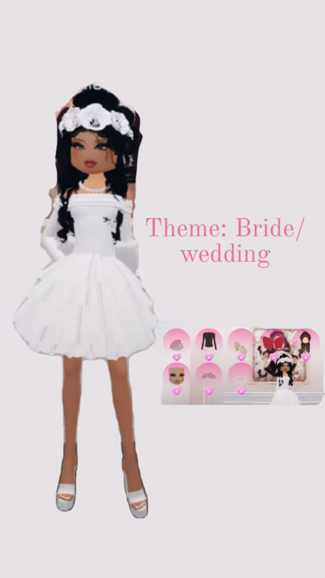 Dti outfit bride / wedding Wedding Day Dresses, Really Good Comebacks, Coding Clothes, Coding For Kids, Free Dresses, Roblox Roblox, Cute Fits, Bride Wedding, Wedding Outfit