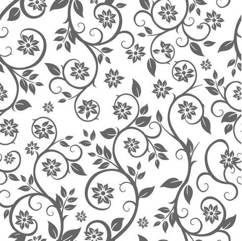 Floral Vector Pattern, Floral Vector, Flower Silhouette, Seamless Floral Pattern, Pink Texture, Clipart Silhouette, Floral Clipart, Seamless Pattern Vector, Background Vintage