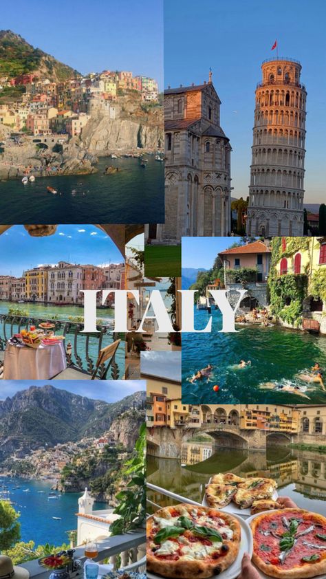 Just photos of places in Italy I hope Vision Board Places To Visit, Pretty Places In Italy, Places To Go On Vacation In The Us, Beautiful Places To Travel In Europe, Best Countries To Travel To, Vision Board Travel Italy, Cool Travel Places, Most Beautiful Place In The World, Italy Travel Vision Board