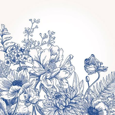 753,922 Botanical Illustration Stock Photos, Pictures & Royalty-Free Images - iStock Fleurs Art Nouveau, Background With Flowers, Summer Flowers Garden, Botanical Illustration Vintage, Picture Illustration, Floral Illustration, Botanical Drawings, Background Vintage, Arte Floral