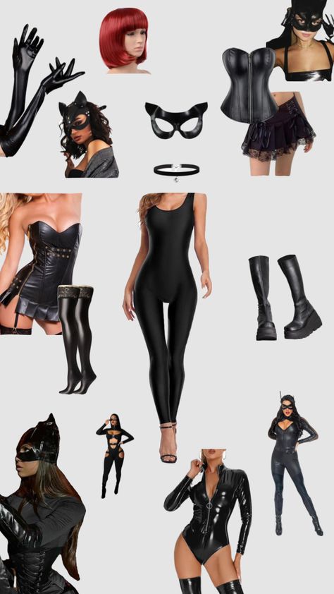 Cat woman costume Cat Woman Costume Catwoman Cosplay, Halloween Cat Woman, Cat Women Halloween Costumes, Hot Halloween Costumes Women, Catwoman Halloween Costume, Cowboy Halloween Costume, Halloween Costumes Brunette, Classy Halloween Costumes, Hot Halloween Outfits