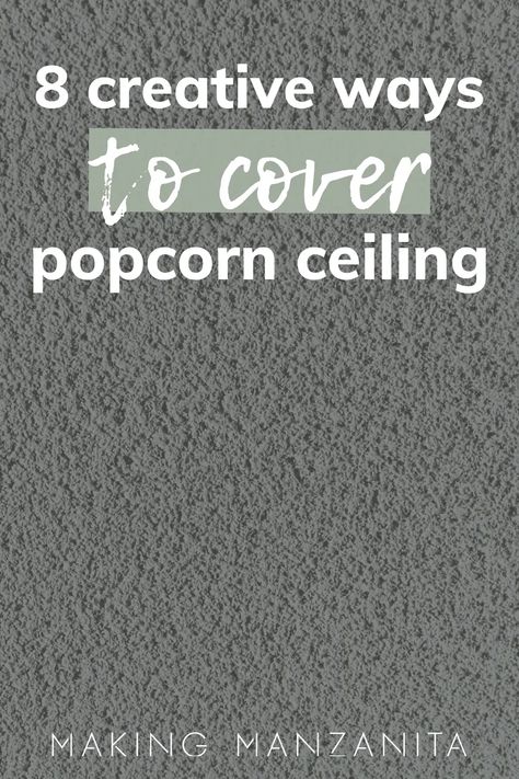 Do you have heavily textured or popcorn ceilings you want to cover? In this guide, we will outline how to cover popcorn ceiling and the cheapest way to do it. No scraping is required! Diy Covering Popcorn Ceiling, Scraping Ceilings Popcorn, Ceiling Tiles Over Popcorn Ceilings, Covering Popcorn Ceiling With Beadboard, How To Take Off Popcorn Ceiling, Ideas For Popcorn Ceilings, Beadboard Over Popcorn Ceiling, Easy Way To Cover Popcorn Ceiling, Popcorn Removal Ceiling Diy