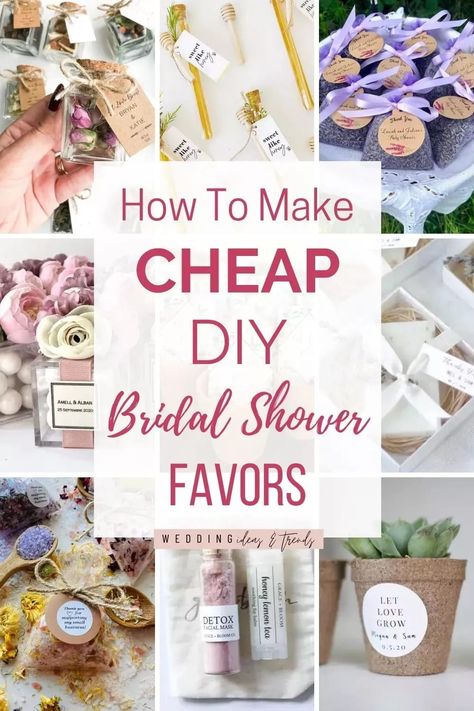 Soap Shower Favors Bridal, Cheap Bridal Party Gifts, Gift Bags For Bridal Shower Guests, Bridal Shower Favor Display Ideas, Soap For Bridal Shower Favors, Crafts For Bridal Shower Guests, Shower Party Ideas Bridal, Bridal Shower Simple Centerpieces, Kitchen Bridal Shower Favors