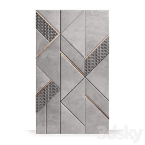 STORE 54 Siesta wall panels - 3D panel - 3D model Bedroom Wallpaper Designs, Wall Cladding Designs, Designs For Living Room, Leather Wall Panels, Bed Back Design, Bed Headboard Design, Cladding Design, Wall Panel Design, Wall Texture Design