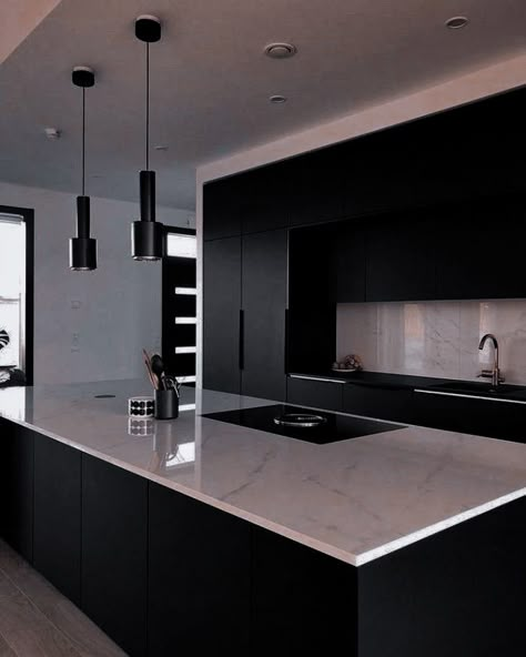 Luxury Houses Kitchen, Hiasan Bilik Tidur, Dream Kitchens Design, Dream Apartment Decor, Future Apartment Decor, House Design Kitchen, Modern Kitchen Design Luxury, Dream House Rooms, Luxury Kitchen Design