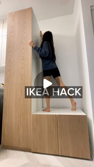 Ikea Hall, Ikea Room Ideas, Ikea Hack Living Room, Ikea Closet Hack, Ikea Laundry, Ikea Laundry Room, Laundry Room Hacks, Hack Ikea, Hall Trees