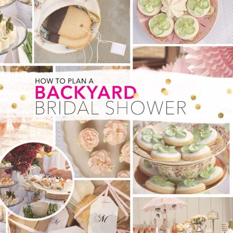 How to Throw a Fabulous Outdoor Bridal Shower on a Budget | Brides Backyard Bridal Shower Ideas, Bridal Shower Theme Ideas, Wedding Necessities, Rustic Bridal Shower Favors, Wedding Backyard Ideas, Backyard Bridal Showers, Outdoor Bridal Showers, Garden Party Bridal Shower, Diy Wedding On A Budget