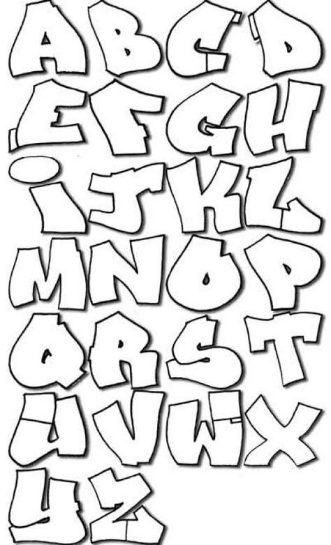 Wavy Style Cool Fonts Alphabet, Graffiti Alphabet Styles, Alphabet Graffiti, Graffiti Lettering Alphabet, Graffiti Art Letters, Alphabet Style, Graffiti Lettering Fonts, Graffiti Writing, Alfabet Letters