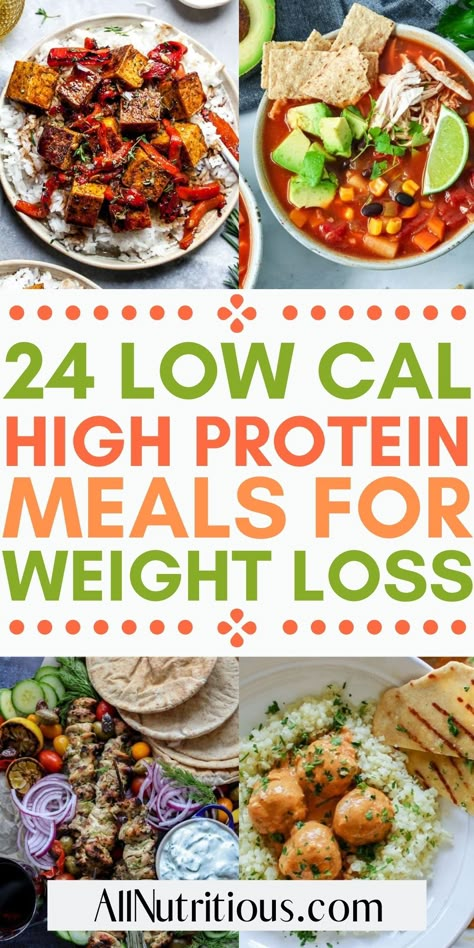 Low Calorie High Protein Meals, High Protein Low Cal, Low Carb High Protein Meals, Low Cal High Protein, Low Cal Meals, Low Calorie High Protein, Healthy Low Calorie Meals, Low Calorie Dinners, Low Calorie Meals