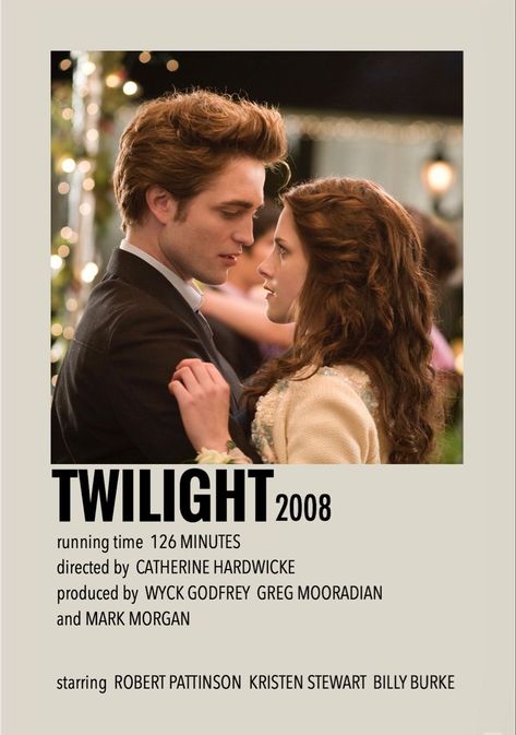 Twilight Poster, Romcom Movies, Billy Burke, Twilight 2008, Movies To Watch Teenagers, Movie Card, Iconic Movie Posters, Girly Movies, Film Posters Minimalist