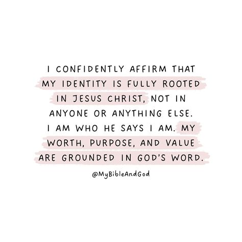 A reminder that: — Our identity is in Christ (Colossians 3:3) — We are God’s workmanship, created for good works (Ephesians 2:10) — We are chosen, holy, and precious in God’s sight (1 Peter 2:9) — We are new creations in Christ (2 Corinthians 5:17) — We are children of God, loved and accepted (Romans 8:1, John 1:12) — We are redeemed and called by name (Isaiah 43:1) These verses emphasize our identity in Jesus and our value in God’s eyes. Identity In Christ Verses, 1 Peter 2:9, 2 Corinthians 5:17, Ephesians 2:10, My Identity In Christ, John 1 12, Pink Bible, 1 Peter 2 9, Slider Exercises