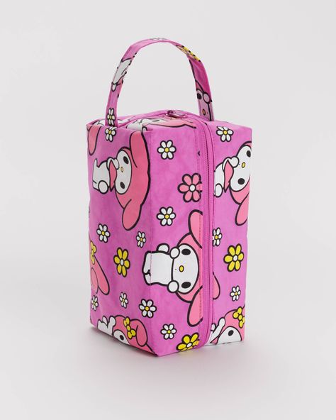 Dopp Kit : My Melody - Baggu Baggu Bags, Peter Pan Collar Blouse, Earbuds Case, Flat Pouch, Scrap Material, Petal Sleeve, Hello Kitty My Melody, Dopp Kit, Your Best Self