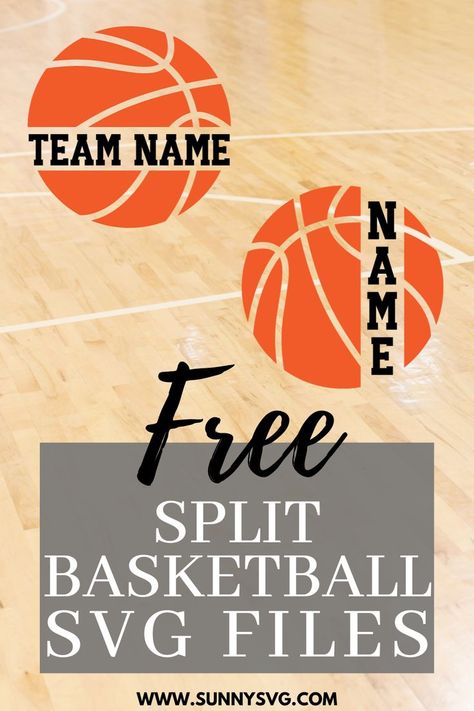 split basketball svg Basketball Svg Free, Basketball Locker Decorations, Svg Free Files For Cricut, Sports Shirts Ideas, Basketball Team Gifts, Locker Signs, Basketball Signs, Freebie Svg, Free Basketball