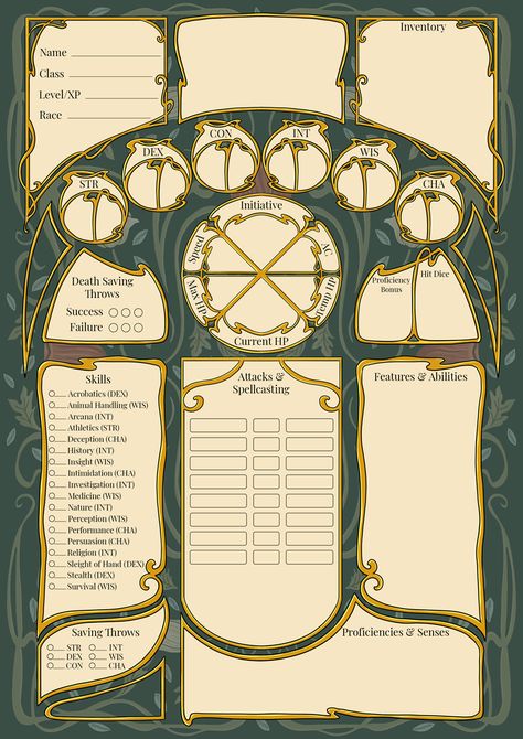 Character Sheet - Spring - Ramona's Ko-fi Shop - Ko-fi ❤️ Where creators get support from fans through donations, memberships, shop sales and more! The original 'Buy Me a Coffee' Page. Dnd Character Sheet Aesthetic, Ttrpg Character Sheet, Character Sheet Template Dnd, Dnd Organization, Life Gamification, Cleric Character Sheet, Dnd Character Sheet Template Free, Bard Character Sheet, Dnd Dm Ideas