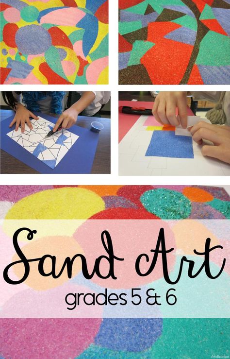 (Original Pin) I pinned this website because I was captivated by a 5th and 6th grade art project for creating sand art.  It allows students to have artistic freedom when creating their sand art designs and they get to work with many different types of art materials they have likely never before used.  I appreciate that the teacher that shared this lesson posted several pictures of the sand art creation process as well as suggestions for ensuring the project goes smoothly. Sand Mason Jar Ideas, Sand Art Pictures, Green Art Painting, Sand Art Crafts, Sand Art Projects, Dripping Paint Art, Water Paint Art, Paint Splatter Art, Art Club Ideas