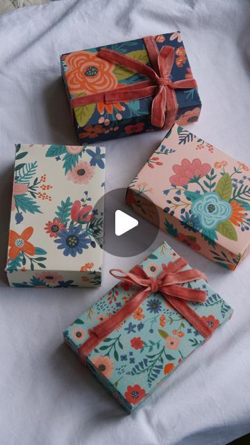 Homemade Gift Bags, Making Gift Boxes, Homemade Gift Boxes, A4 Size Paper, Paper Box Diy, Gift Wrapping Techniques, Creative Gift Wraps, Gift Wrapping Inspiration, Diy Gift Set