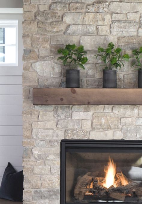 Faux Stone Fireplaces, Stone Veneer Fireplace, Stone Fireplace Designs, Stone Fireplace Makeover, Stacked Stone Fireplaces, Fireplace Redo, Stone Fireplace Surround, Fireplace Stone, Natural Stone Veneer